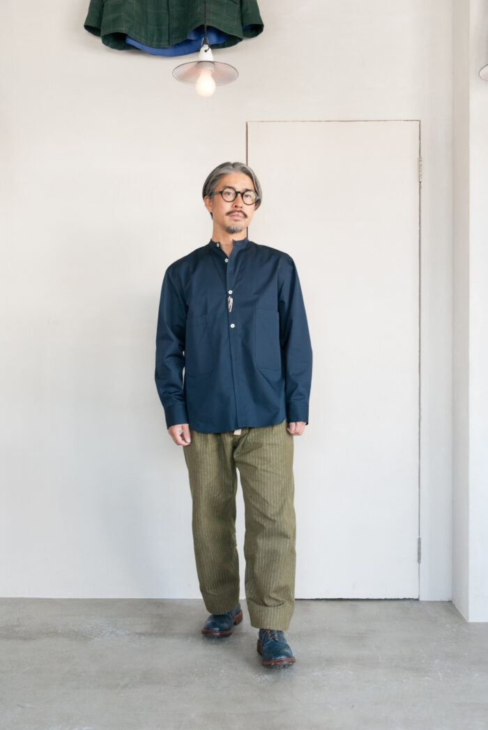 QUILP DUNN-25 Brisbane Moss Cotton Navy