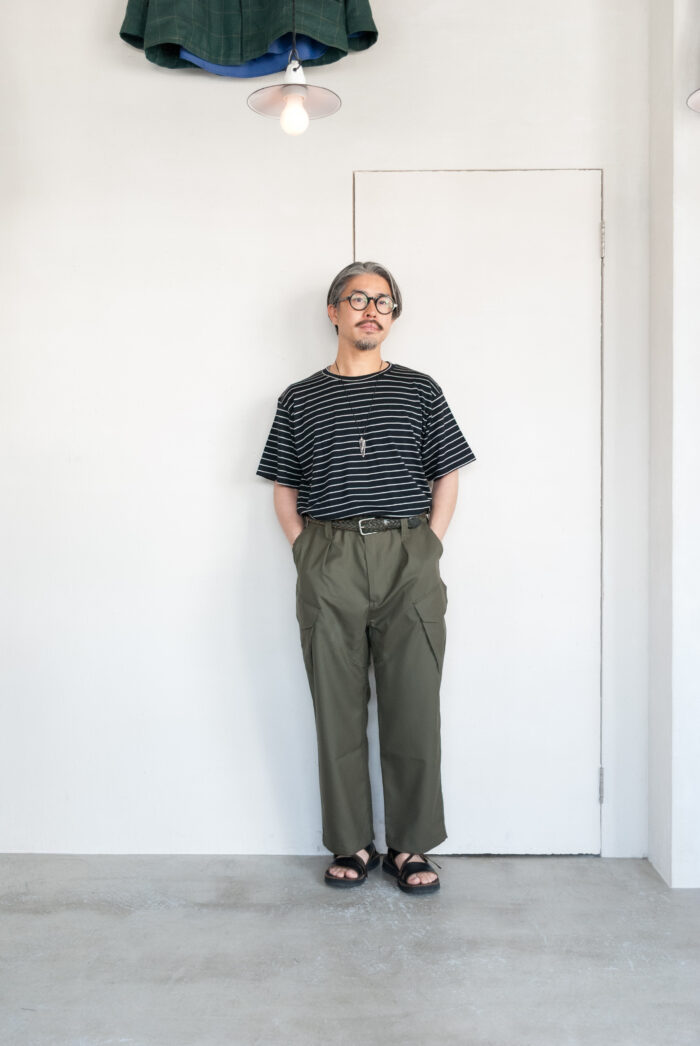 HOPPER’S BRUNCH HB-25S03 Wool Trouser Olive