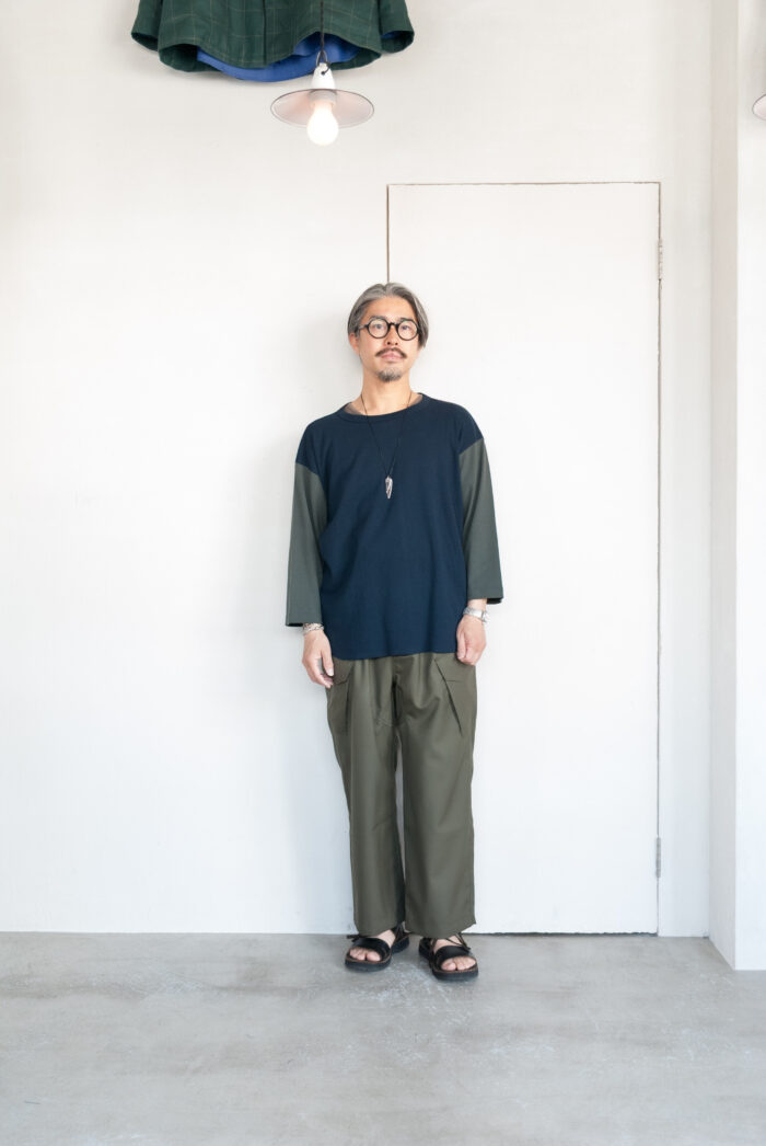 HOPPER’S BRUNCH HB-25S03 Wool Trouser Olive