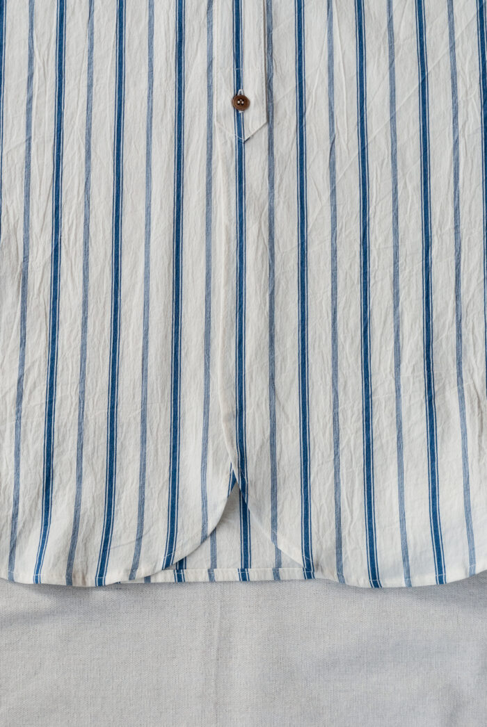 Frank Leder Organic Striped Cotton Old Style Shirt