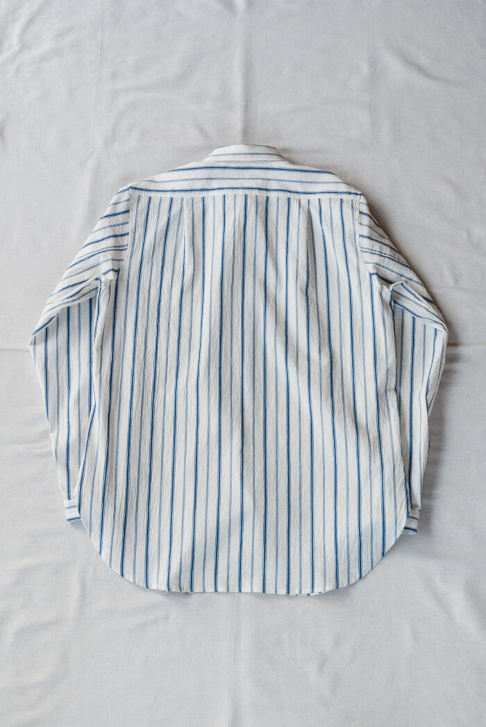 Frank Leder Organic Striped Cotton Old Style Shirt