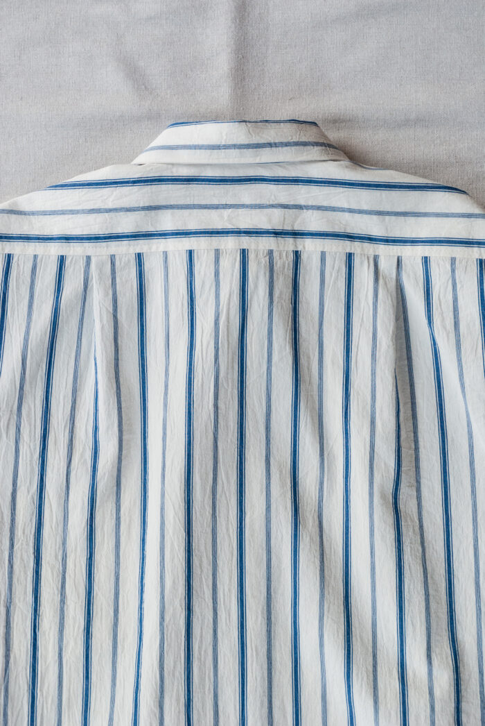 Frank Leder Organic Striped Cotton Old Style Shirt