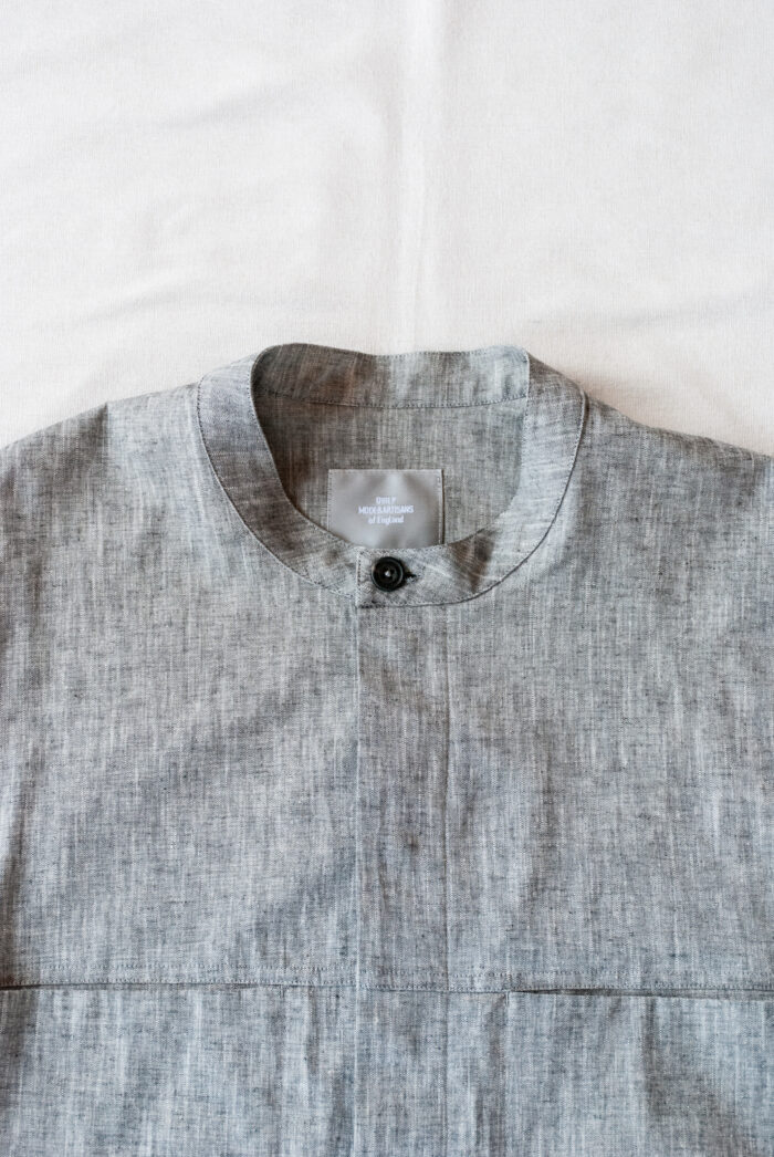 QUILP MYERS Jumpsuit Cotton Linen Chambray Grey