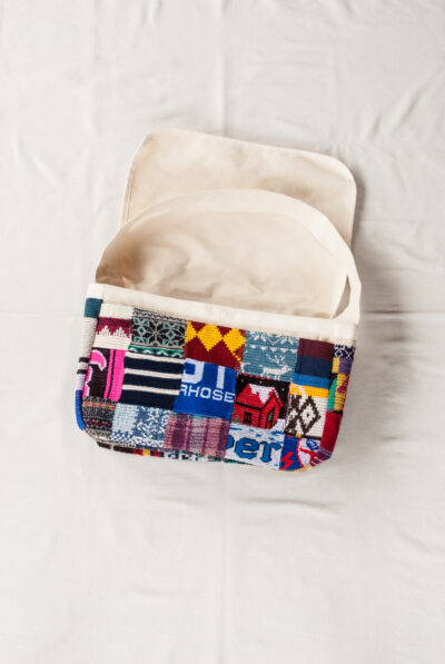 desertic Patchwork Newspaper Bag
