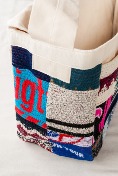 desertic Patchwork Newspaper Bag