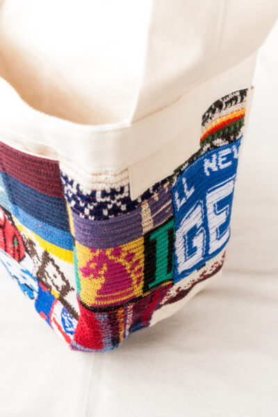 desertic Patchwork Newspaper Bag