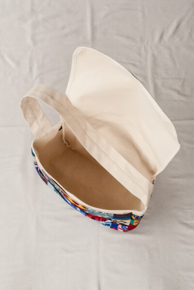 desertic Patchwork Newspaper Bag