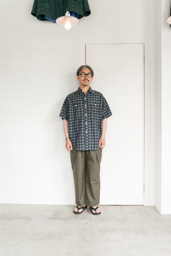 HOPPER’S BRUNCH HB-25S03 Wool Trouser Olive