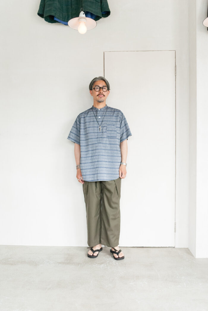 HOPPER’S BRUNCH HB-25S03 Wool Trouser Olive