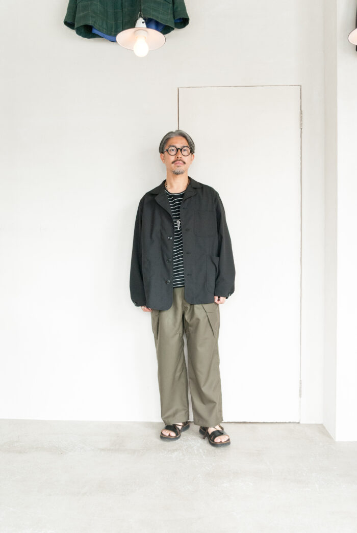 HOPPER’S BRUNCH HB-25S03 Wool Trouser Olive