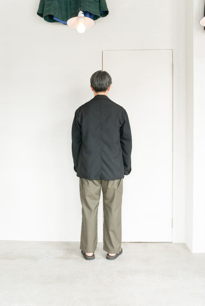 SASSAFRAS Sprayer Jacket Wool Like Tropical Black