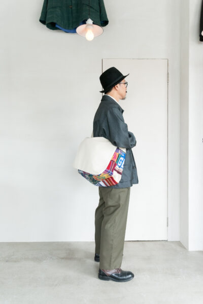desertic Patchwork Newspaper Bag