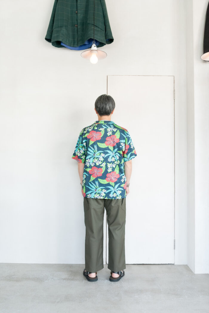 FilMelange PENN Open Collar Shirt Plating Tenjiku Aloha