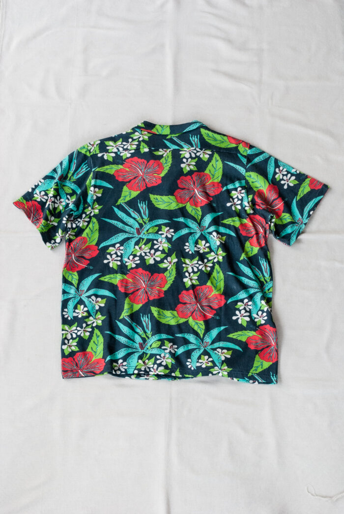 FilMelange PENN Open Collar Shirt Plating Tenjiku Aloha