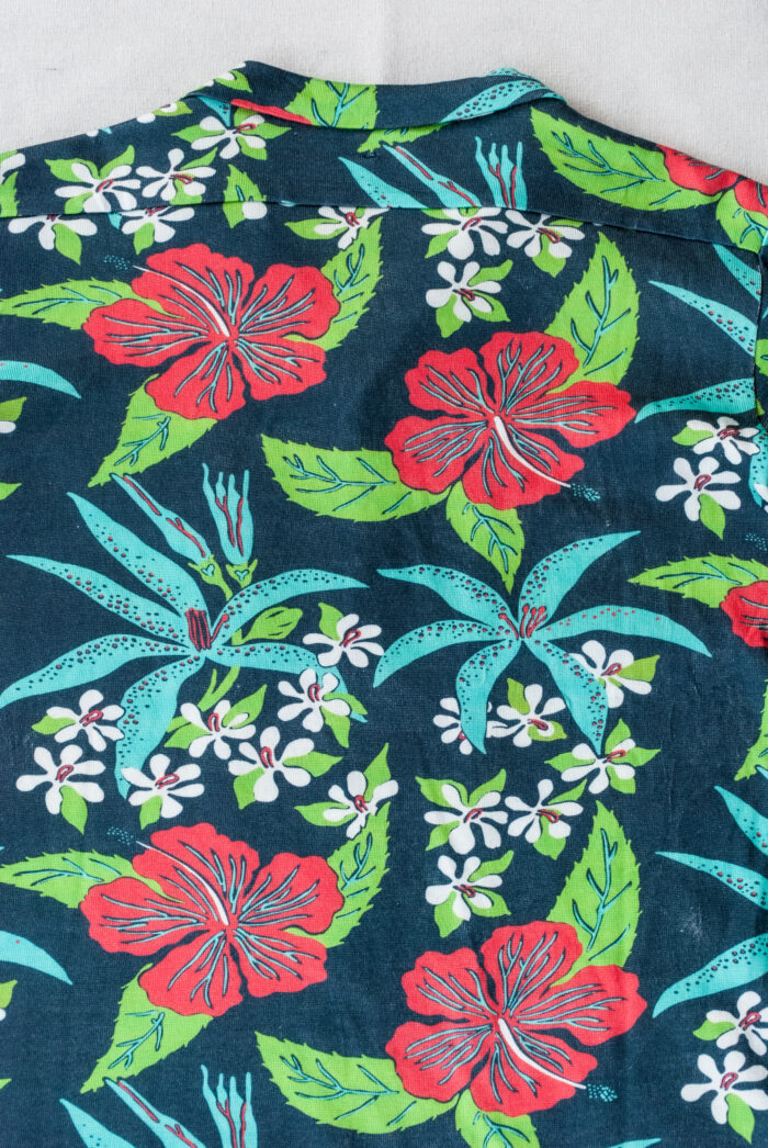 FilMelange PENN Open Collar Shirt Plating Tenjiku Aloha