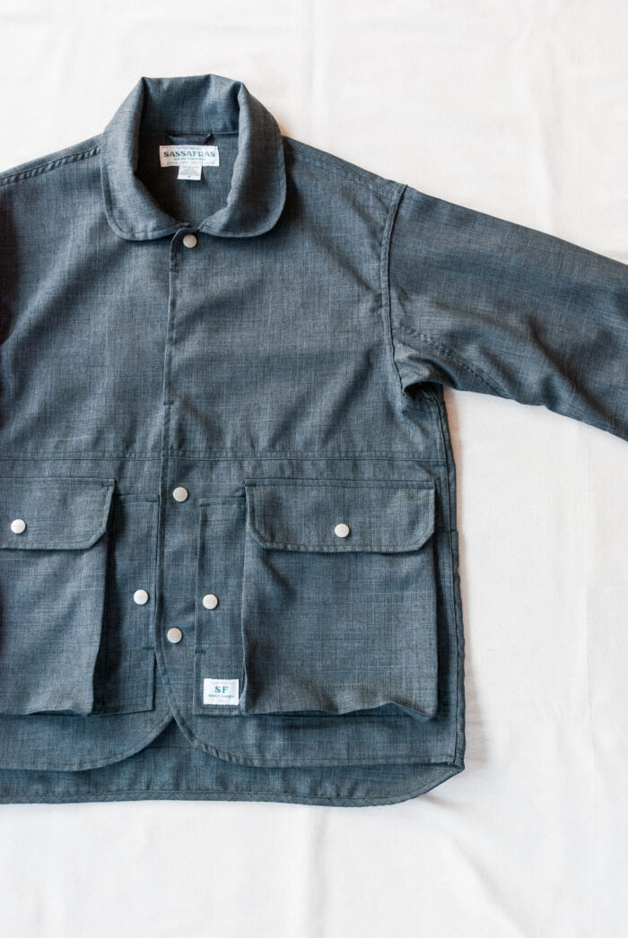 SASSAFRAS Cultivator Jacket Woolino Grey