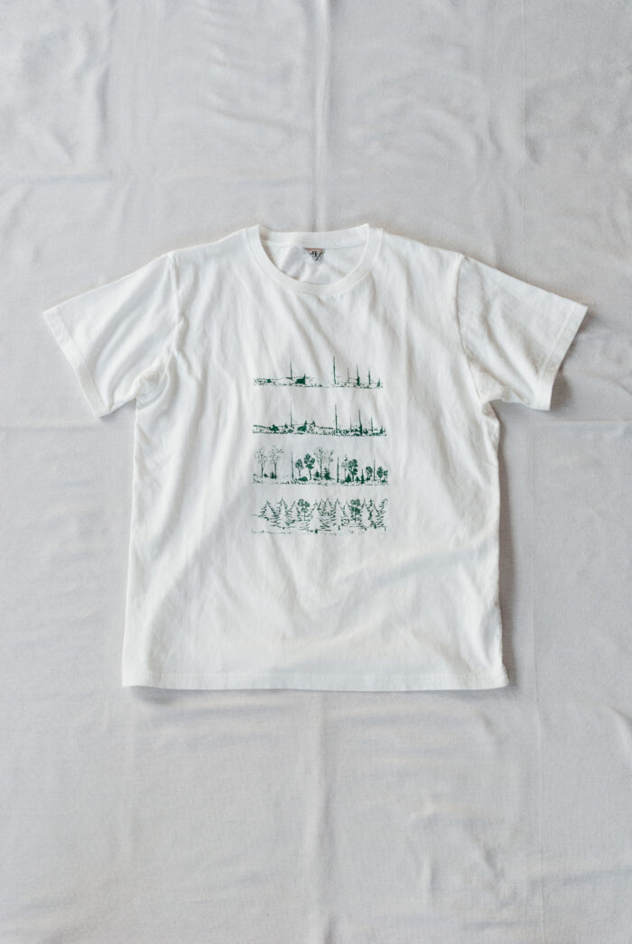 FilMelange VINK-TREES Vintage Tenjiku Print T-Shirt