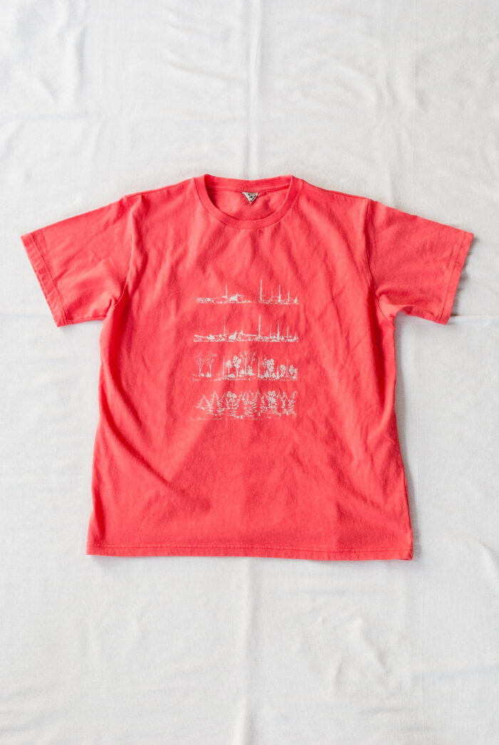 FilMelange VINK-TREES Vintage Tenjiku Print T-Shirt