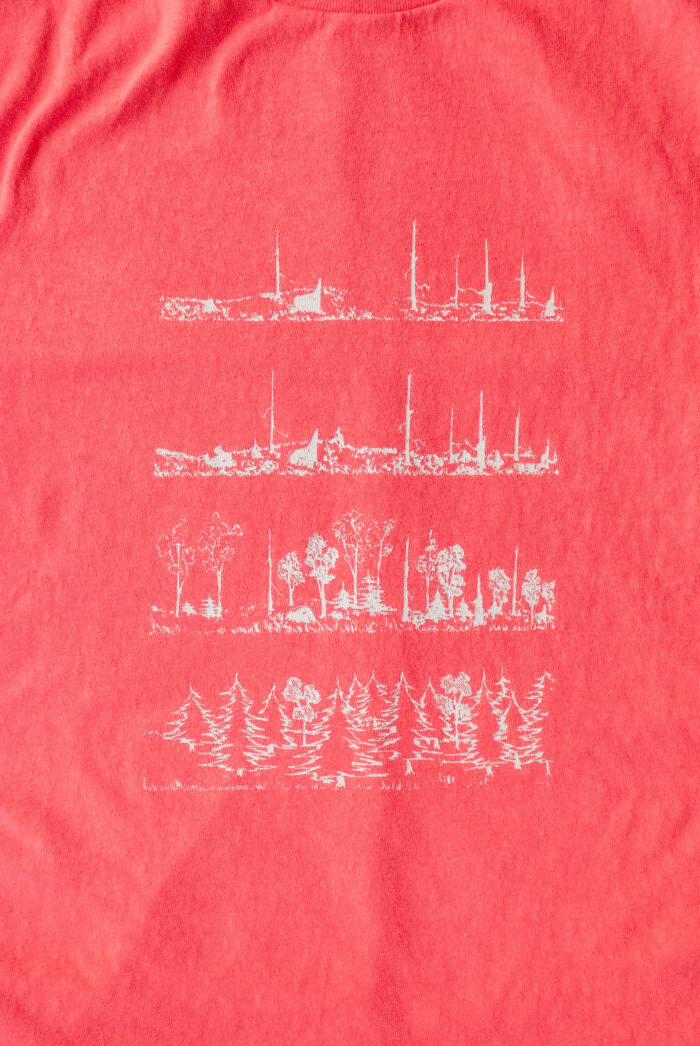 FilMelange VINK-TREES Vintage Tenjiku Print T-Shirt