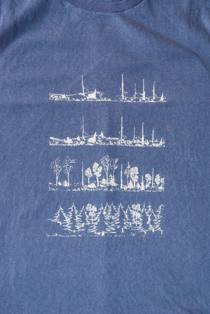 FilMelange VINK-TREES Vintage Tenjiku Print T-Shirt