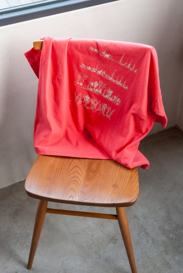 FilMelange VINK-TREES Vintage Tenjiku Print T-Shirt