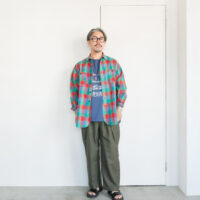SASSAFRAS Gardening at Night Shirt Madras Check