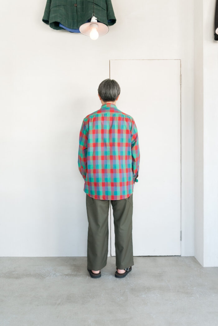 SASSAFRAS Gardening at Night Shirt Madras Check