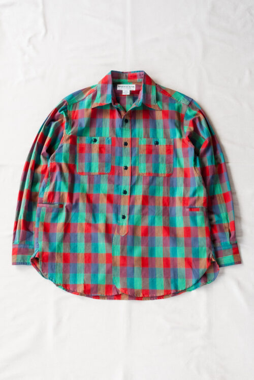 SASSAFRAS Gardening at Night Shirt Madras Check