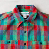 SASSAFRAS Gardening at Night Shirt Madras Check
