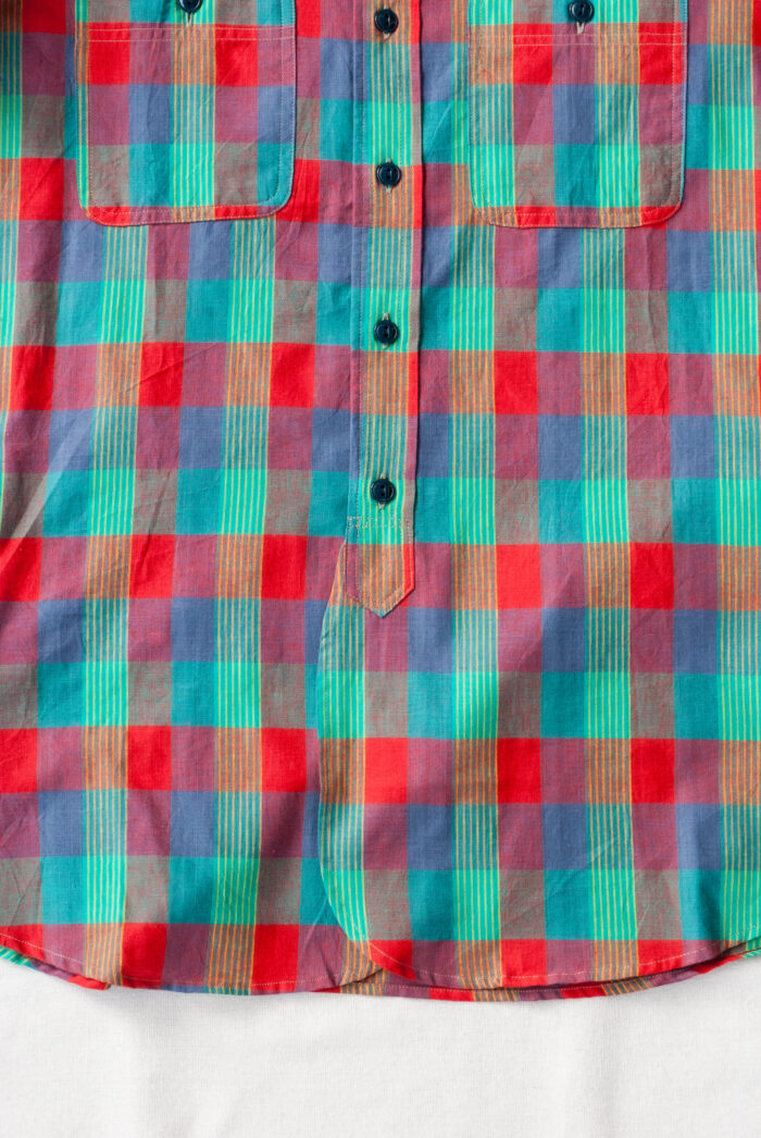 SASSAFRAS Gardening at Night Shirt Madras Check
