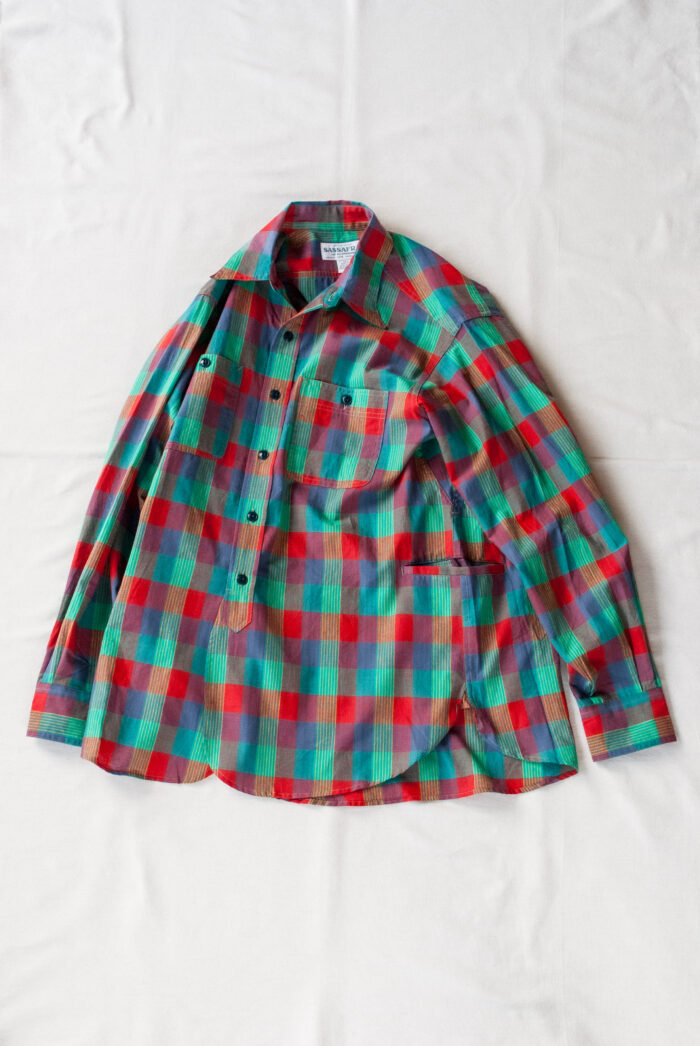 SASSAFRAS Gardening at Night Shirt Madras Check