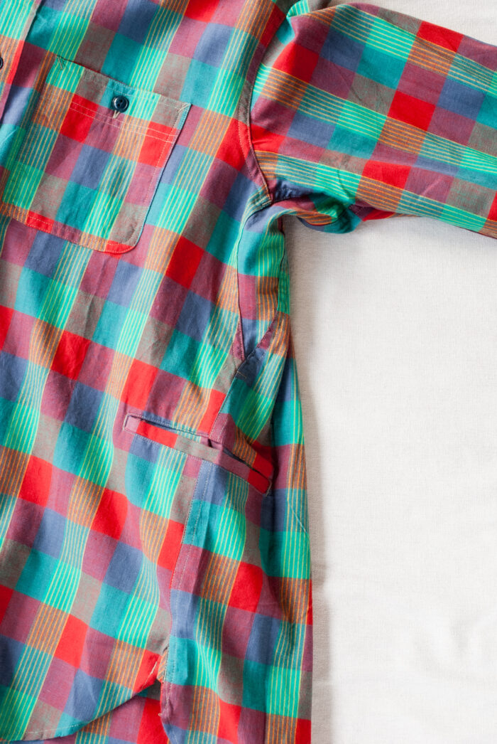SASSAFRAS Gardening at Night Shirt Madras Check
