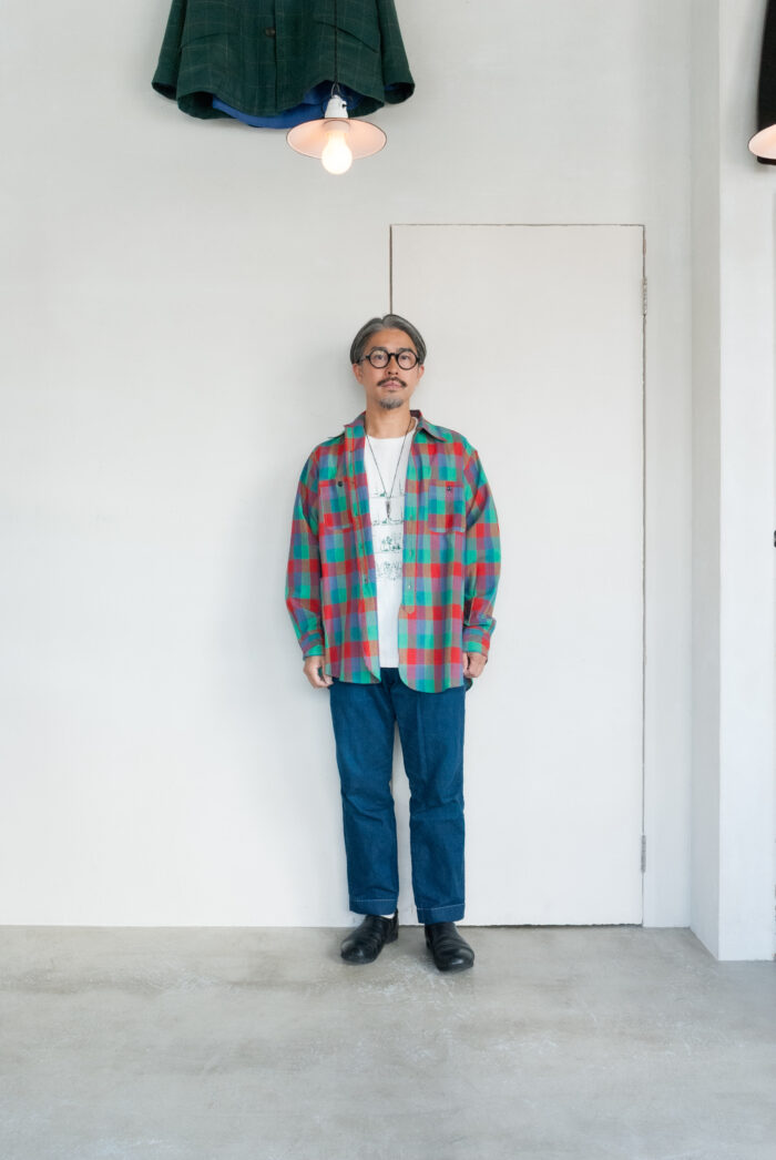 SASSAFRAS Gardening at Night Shirt Madras Check