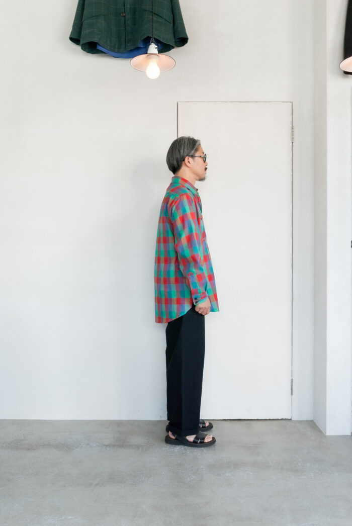 SASSAFRAS Gardening at Night Shirt Madras Check