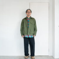 SASSAFRAS Gardening at Night Shirt Madras Check