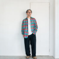 SASSAFRAS Gardening at Night Shirt Madras Check