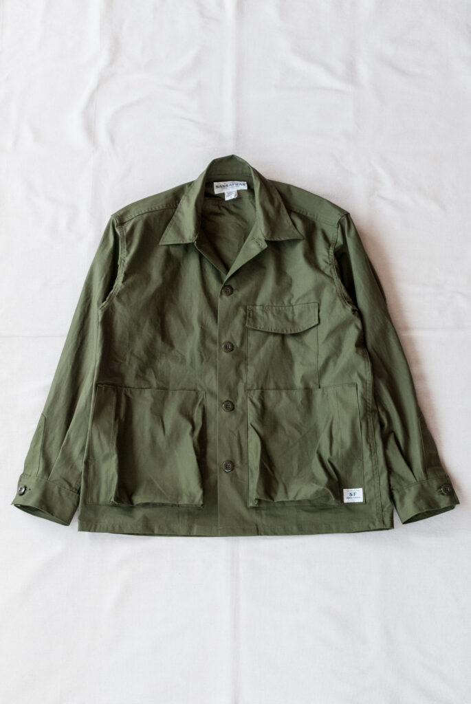 SASSAFRAS Digs Crew Half Army Ripstop Olive