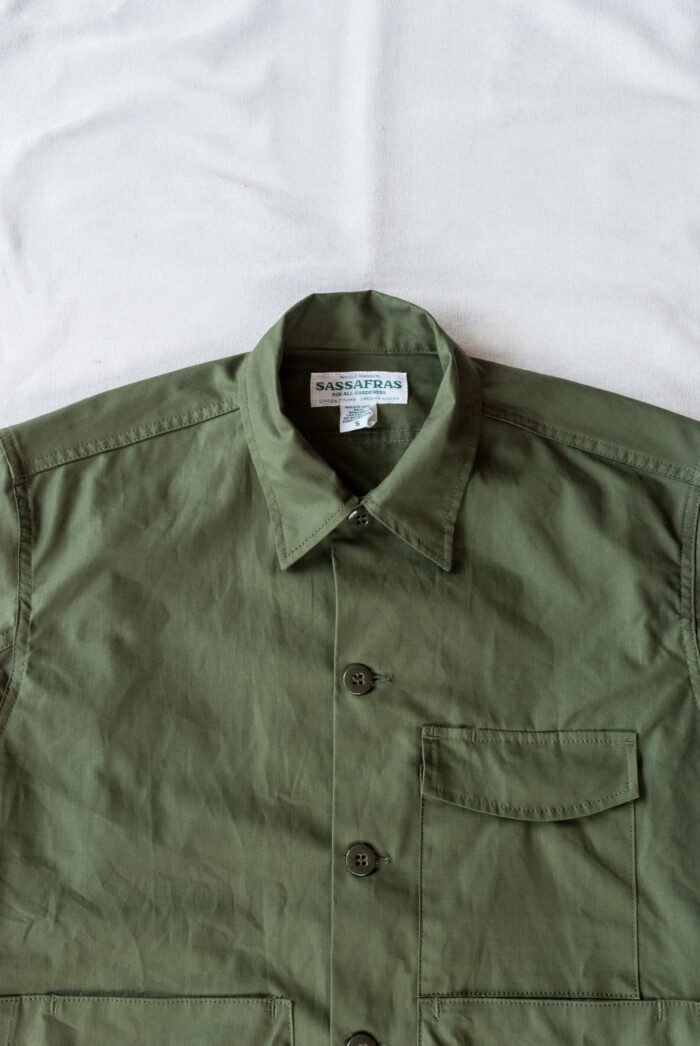 SASSAFRAS Digs Crew Half Army Ripstop Olive