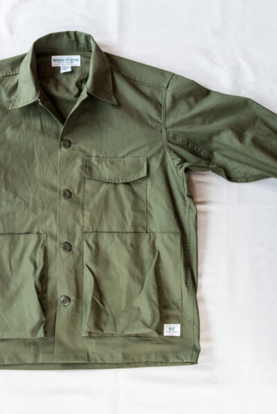 SASSAFRAS Digs Crew Half Army Ripstop Olive
