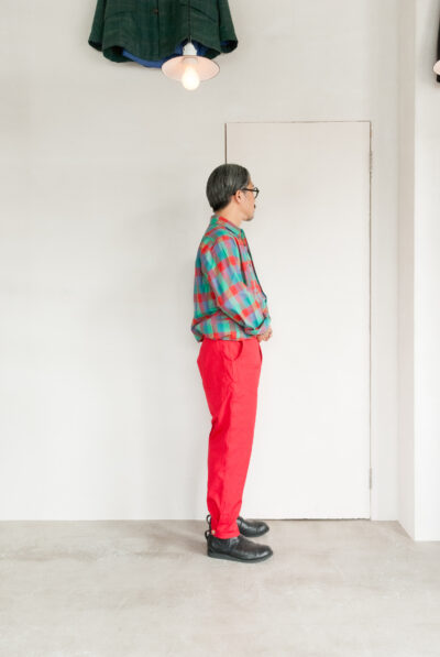 SASSAFRAS Leaf Warden Pants 4/5 Weather Cloth Red