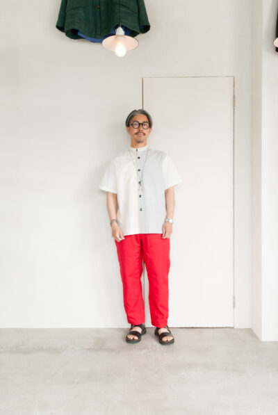 SASSAFRAS Leaf Warden Pants 4/5 Weather Cloth Red