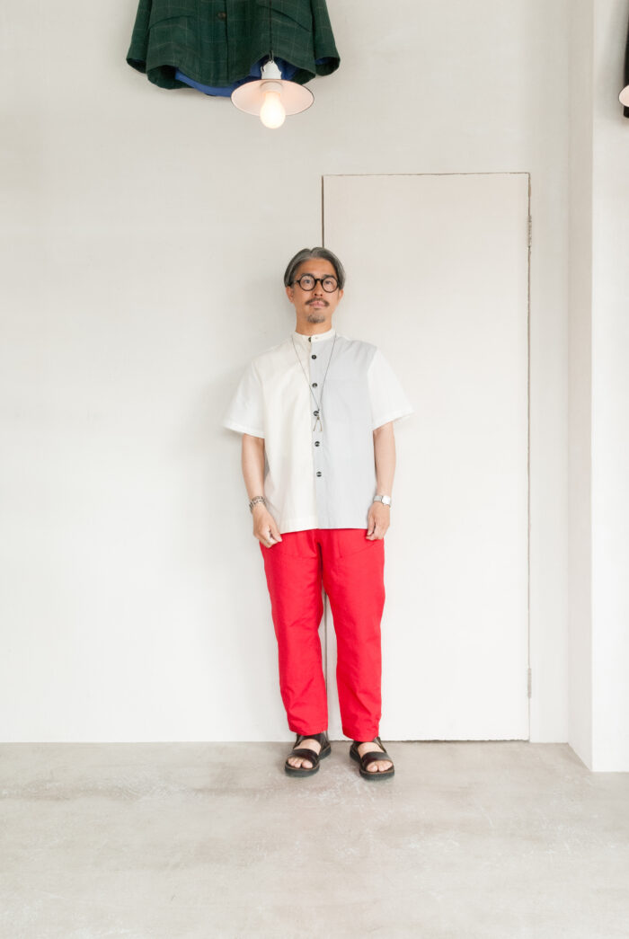 SASSAFRAS Leaf Warden Pants 4/5 Weather Cloth Red