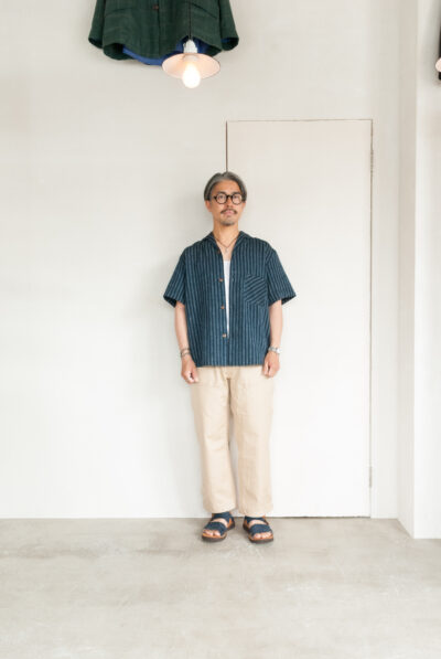 SASSAFRAS Leaf Warden Pants 4/5 Weather Cloth Beige