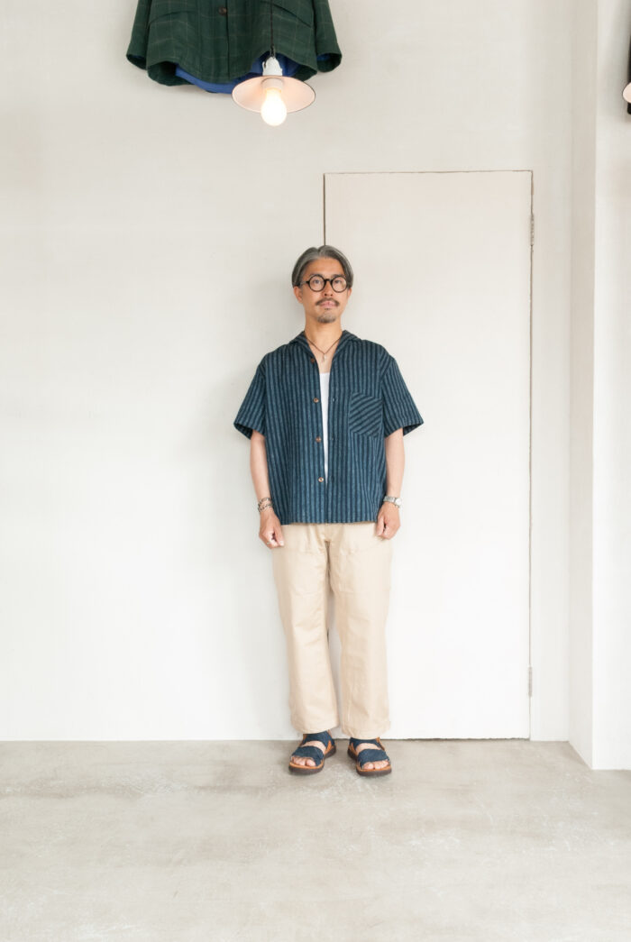 SASSAFRAS Leaf Warden Pants 4/5 Weather Cloth Beige