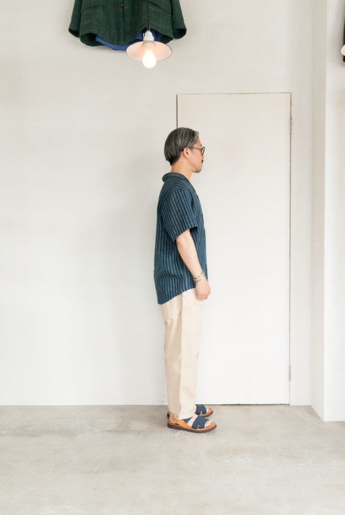 SASSAFRAS Leaf Warden Pants 4/5 Weather Cloth Beige