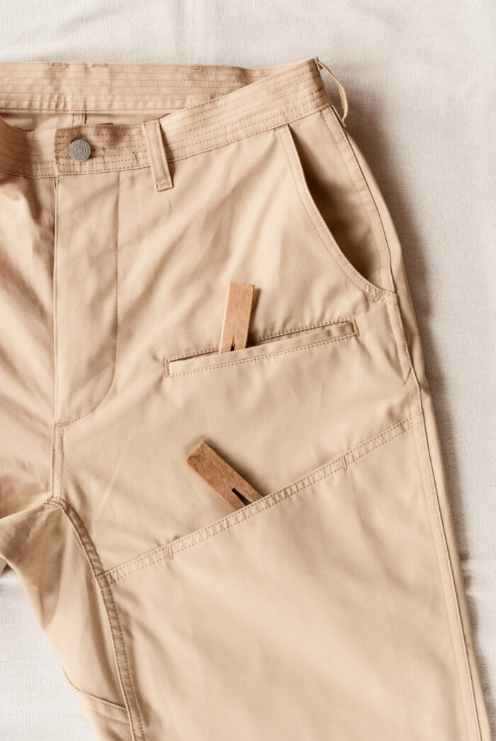 SASSAFRAS Leaf Warden Pants 4/5 Weather Cloth Beige