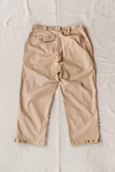 SASSAFRAS Leaf Warden Pants 4/5 Weather Cloth Beige