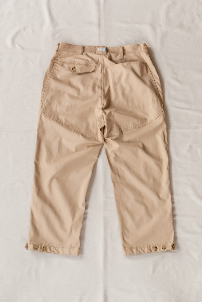 SASSAFRAS Leaf Warden Pants 4/5 Weather Cloth Beige