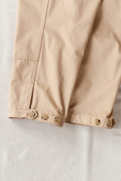 SASSAFRAS Leaf Warden Pants 4/5 Weather Cloth Beige