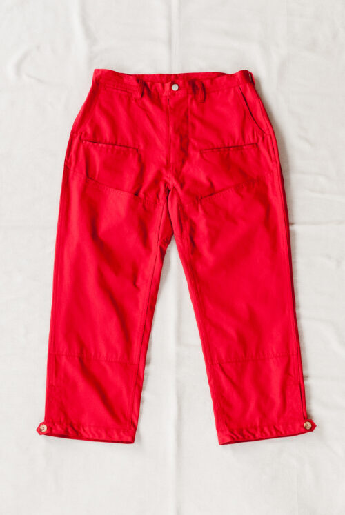 SASSAFRAS Leaf Warden Pants 4/5 Weather Cloth Red